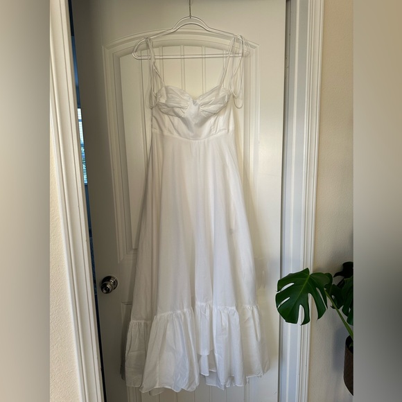 Bloggers Fav🔥| NWT ZARA Gorgeous ZW Collection Ruffled Poplin Dress - Picture 16 of 17